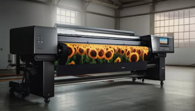 Large format printing cover