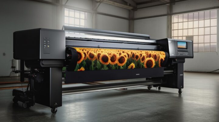 Large format printing cover