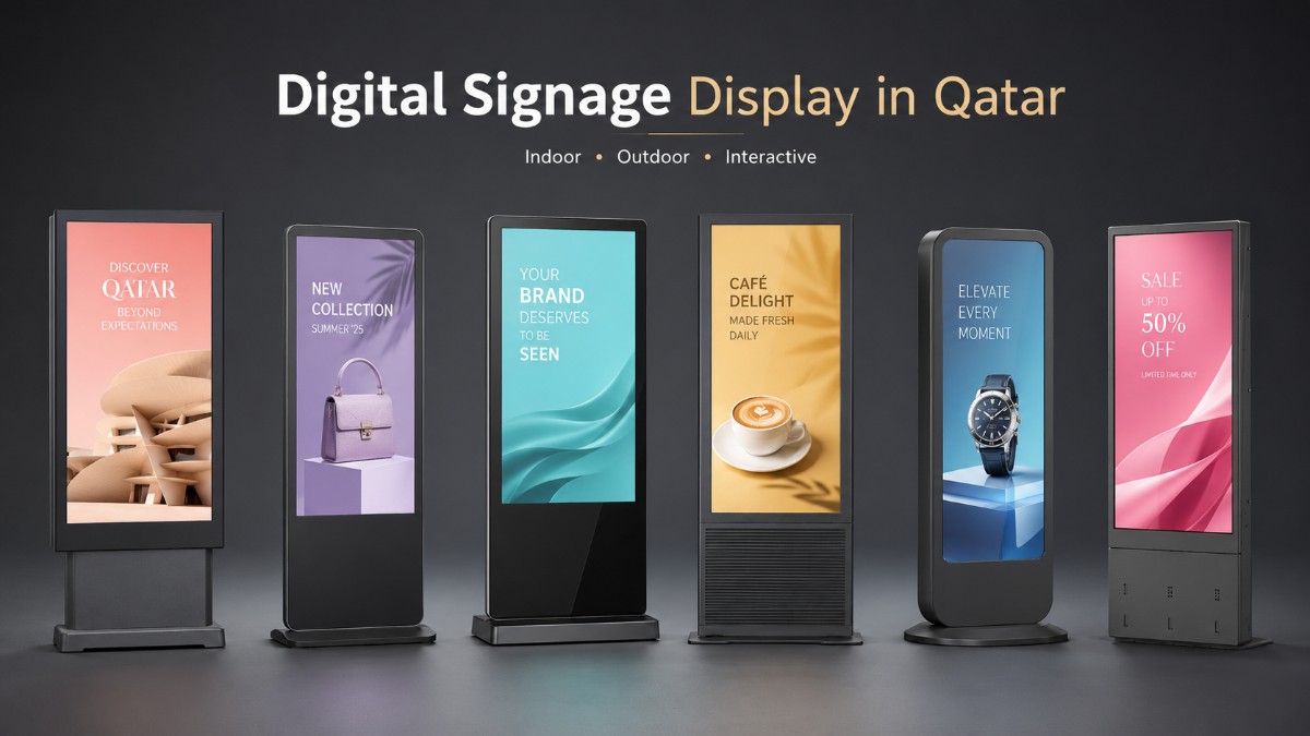 digital signage display in qatar