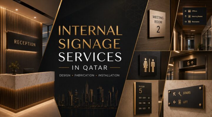 internal signage in qatar