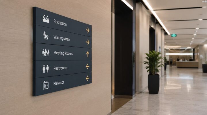 wayfinding signs in qatar
