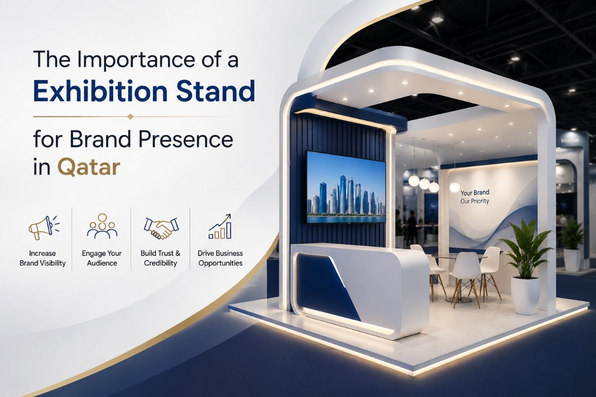 the importance of a exhibition stand for brand presence in qatar