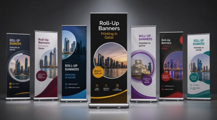 roll up banners in qatar