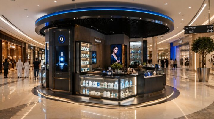 mall kiosk in qatar