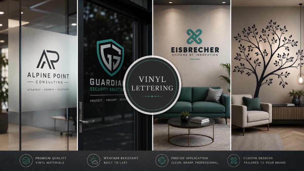 what is vinyl lettering and why it's the perfect choice for custom signs