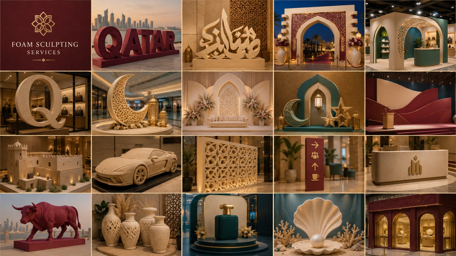 Foam Sculpting Services In Qatar