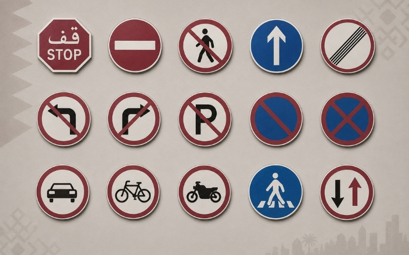 road signs in qatar (1)