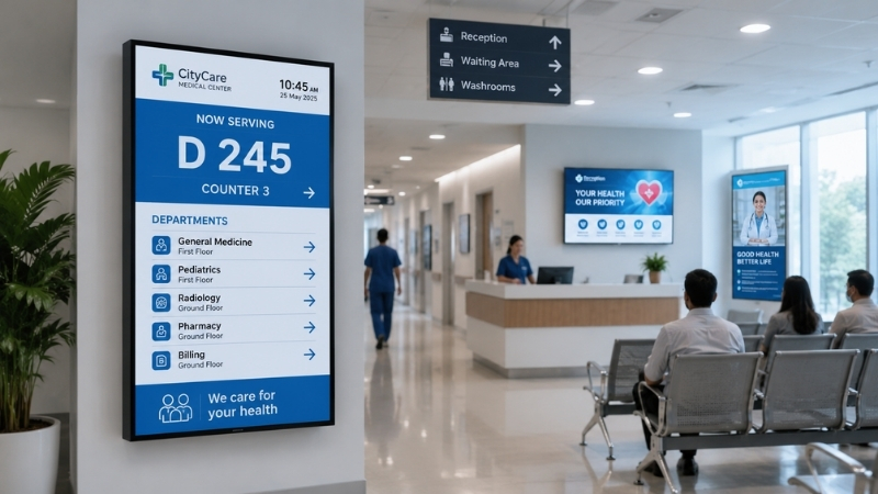 Digital Signage hospitals & clinics