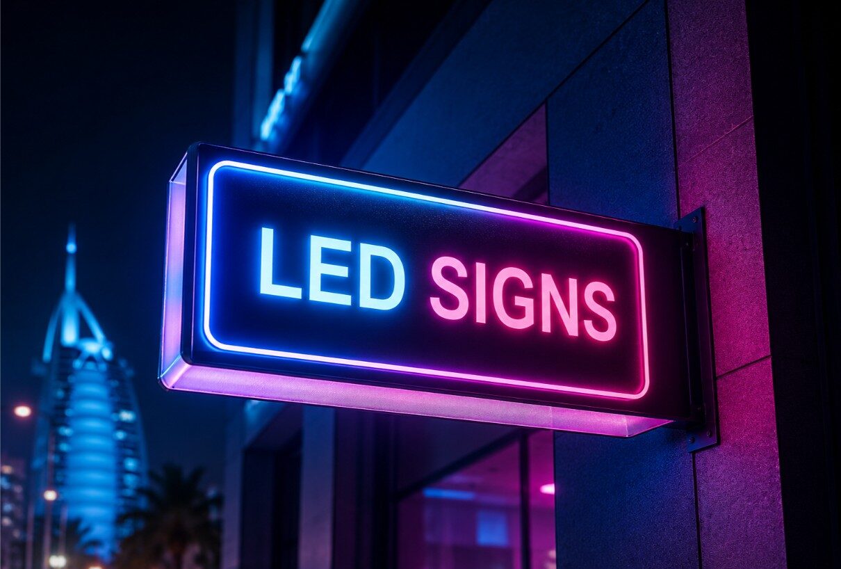 led signage company in qatar