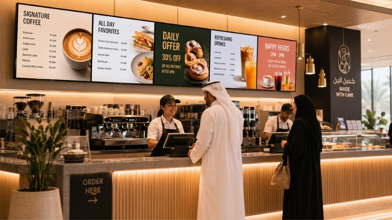 Digital Signage restaurants & cafés