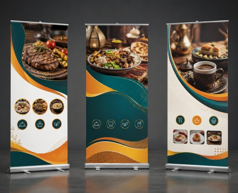 roll up banner printing services in qatar